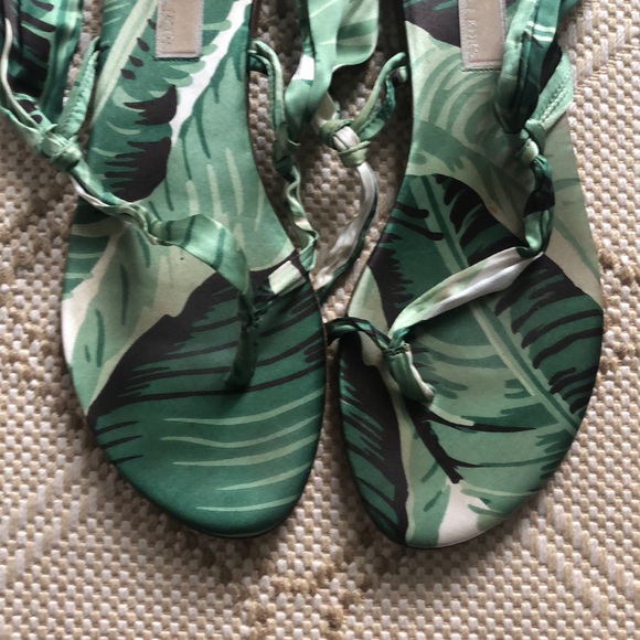 Michael Kors Collection Satin Ribbon Sandals, 8.5 - Picture 2 of 4